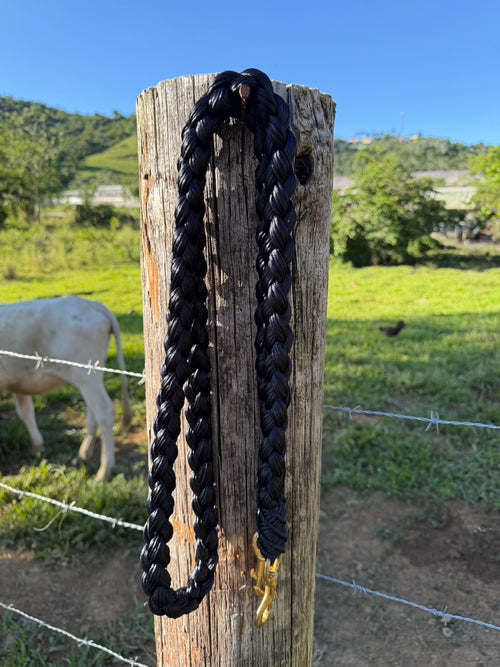 Bridas trenzadas negras